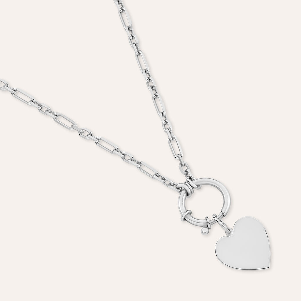 Pendente Love Beats Argento Rodiato