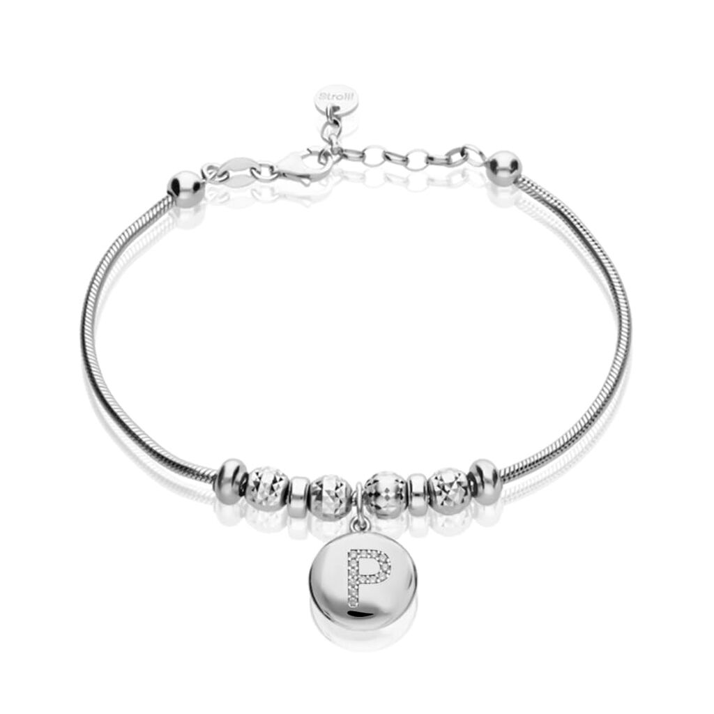 Pendente Love Beats Argento Rodiato Cubic Zirconia - Ciondoli con Incisione Donna | Stroili