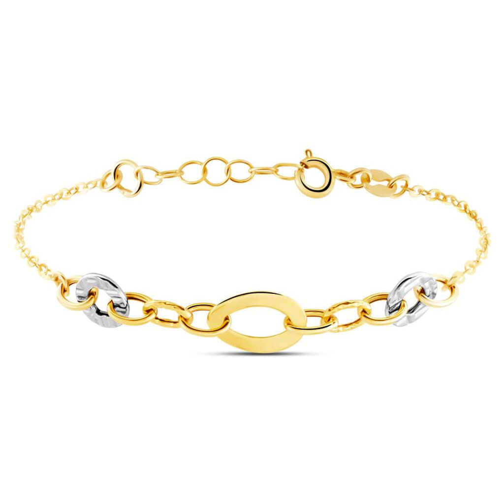 Bracciale Catena Beverly Oro Bicolore