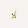 Pendente Love Beats Argento Dorato