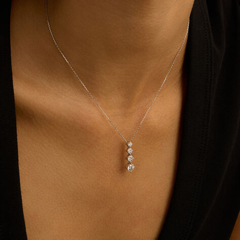 Collana Diamade Oro Bianco Diamante Lab-Grown - Collane Donna | Stroili