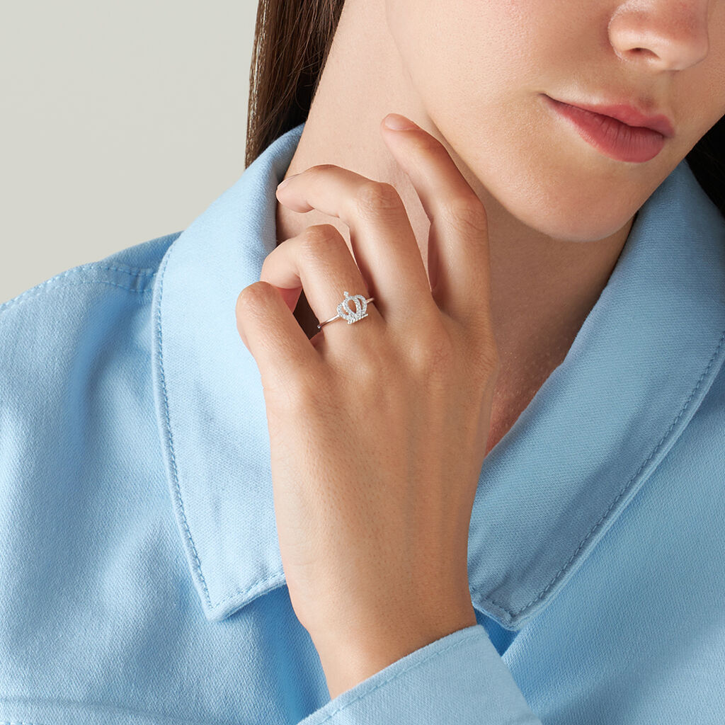 Anello Fantasia Silver Moments Argento Rodiato Cubic Zirconia - Anelli con Pietre Donna | Stroili