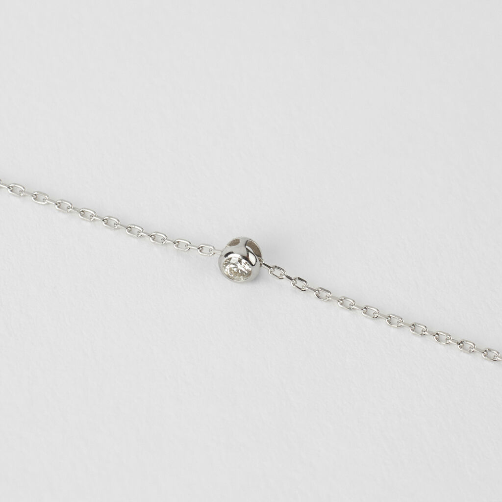 Collana Punto Luce Grace Oro Bianco Diamante - Collane Punto Luce Donna | Stroili