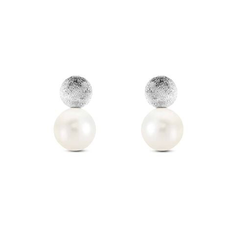 Orecchini Lobo Silver Pearls Argento Rodiato Perla sintentica - Gioielli Scontati Donna | Stroili
