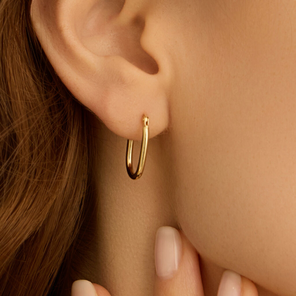 Orecchini A Cerchio Toujours Oro Giallo