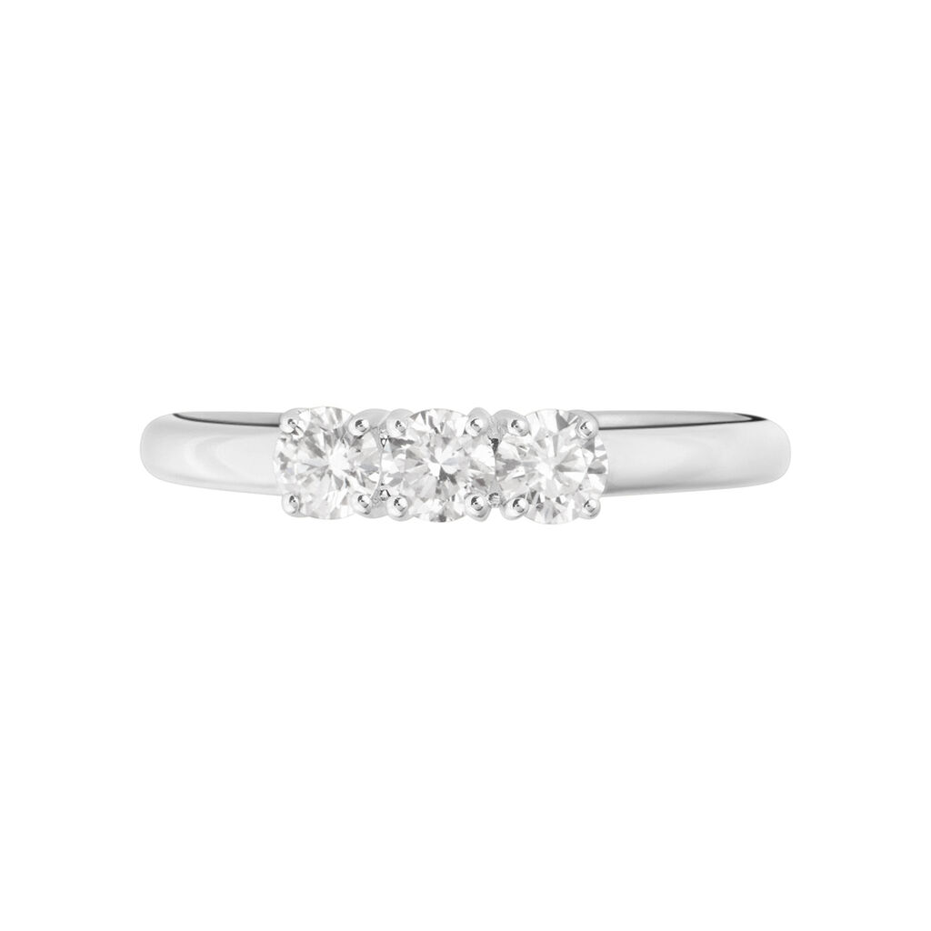 Anello Trilogy Firmamenti Oro Bianco Diamante - Anelli con Pietre Donna | Stroili