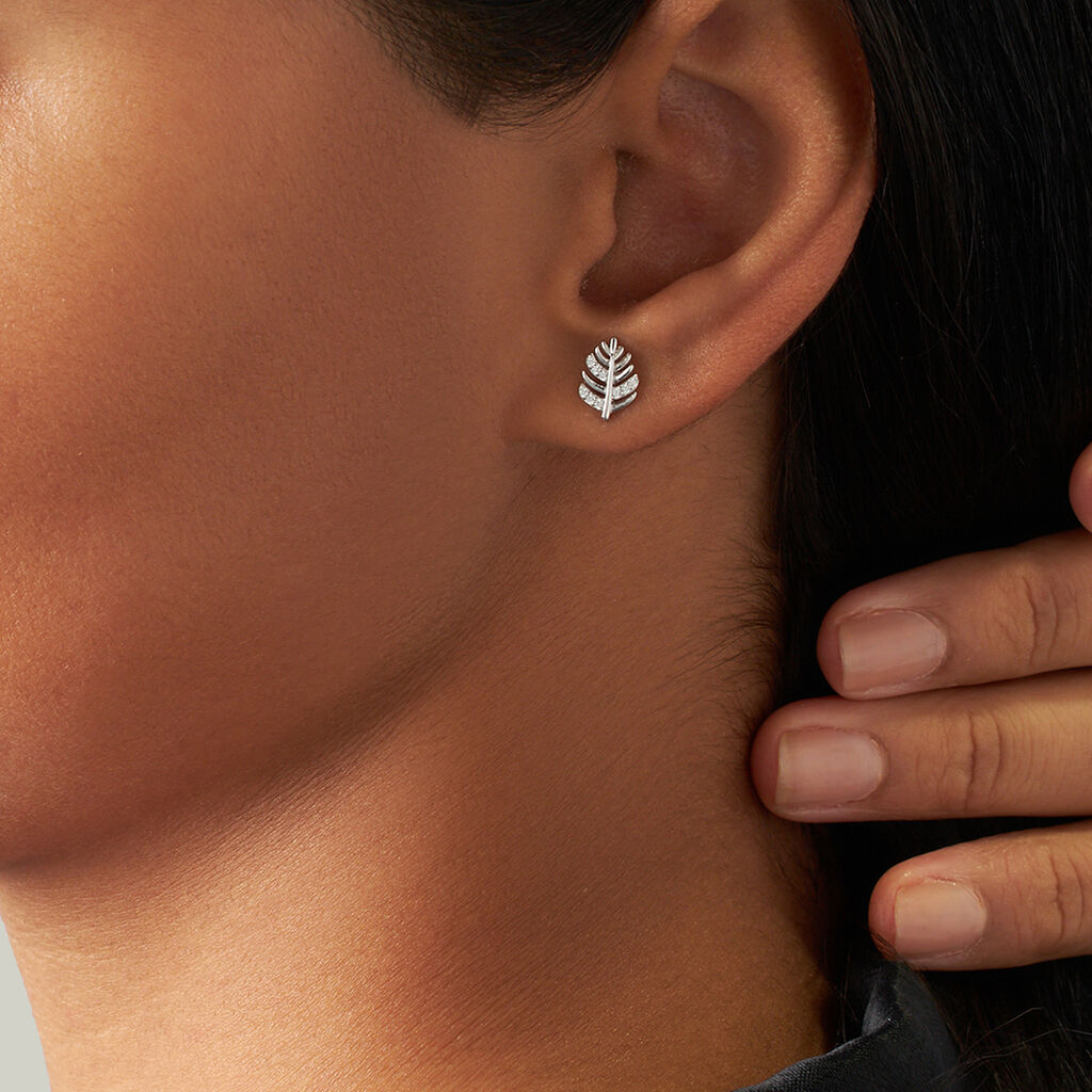 Orecchini Lobo Silver Moments Argento Rodiato Cubic Zirconia - Orecchini a Lobo Donna | Stroili
