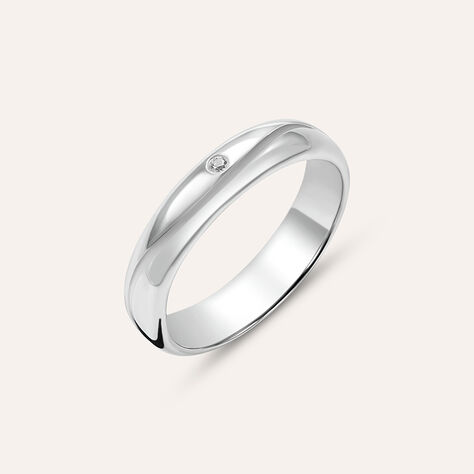 Anello Fedina Silver Collection Argento Rodiato Cubic Zirconia - Anelli con Pietre Unisex | Stroili