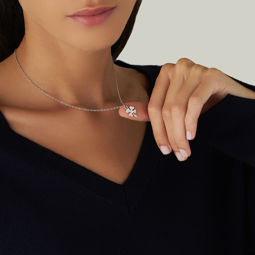 Collana Silver Collection Argento Rodiato