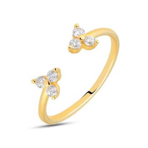Anello Fantasia Claire Oro Giallo Cubic Zirconia - Anelli con Pietre Donna | Stroili