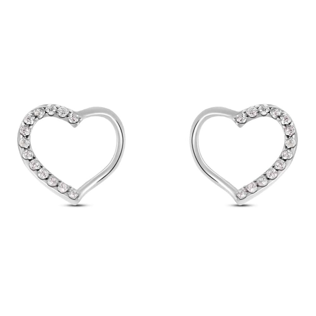Orecchini Lobo Silver Moments Argento Rodiato Cubic Zirconia - Orecchini a Lobo Donna | Stroili