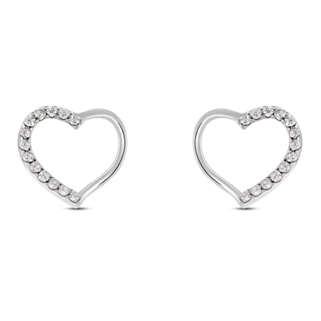 Orecchini Lobo Silver Moments Argento Rodiato Cubic Zirconia