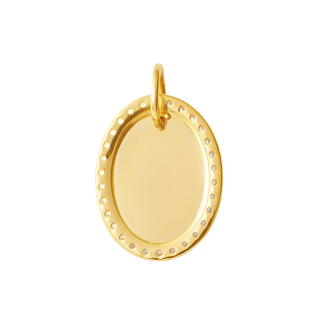 Pendente Poème Oro Giallo Cubic Zirconia - Ciondoli con Incisione Donna | Stroili