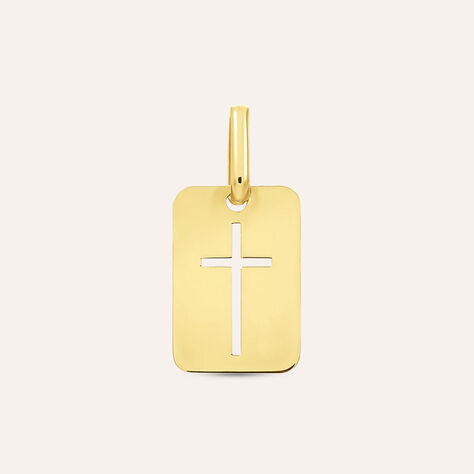 Pendente Holy Oro Giallo - Ciondoli con Incisione Unisex | Stroili