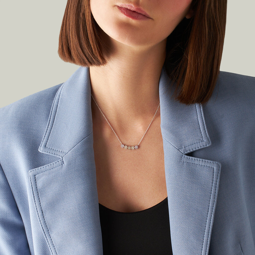Collana Silver Shine Argento Rodiato Cubic Zirconia - Collane Donna | Stroili