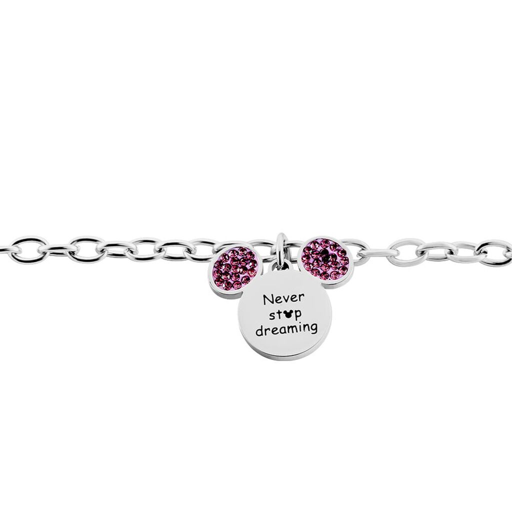 Bracciale Lady Message Acciaio Cristallo - Bracciali con Incisione Donna | Stroili
