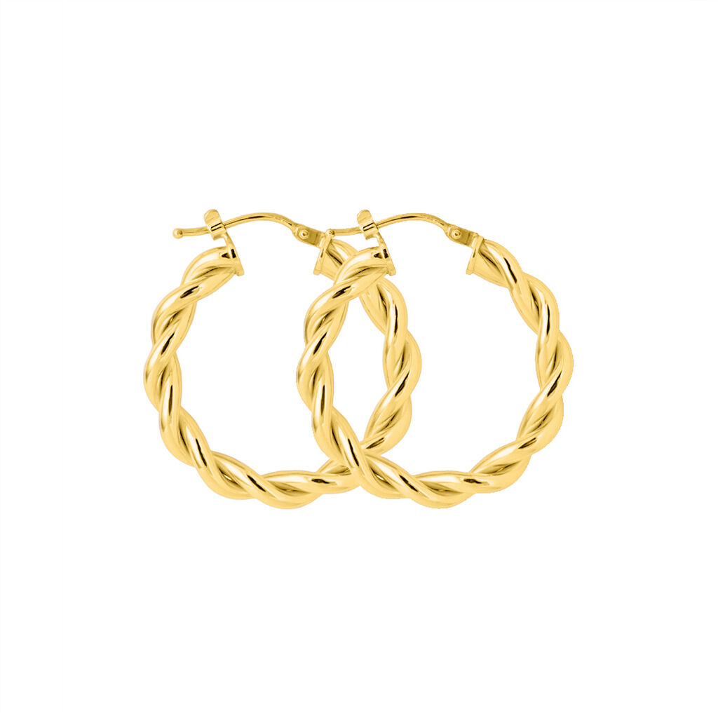 Orecchini A Cerchio Toujours Oro Giallo - Orecchini a Cerchio Donna | Stroili