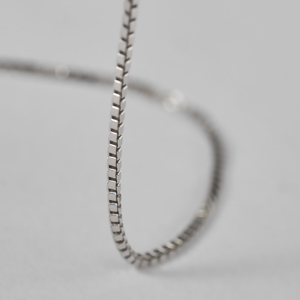 Catenina Gentleman Argento Rodiato