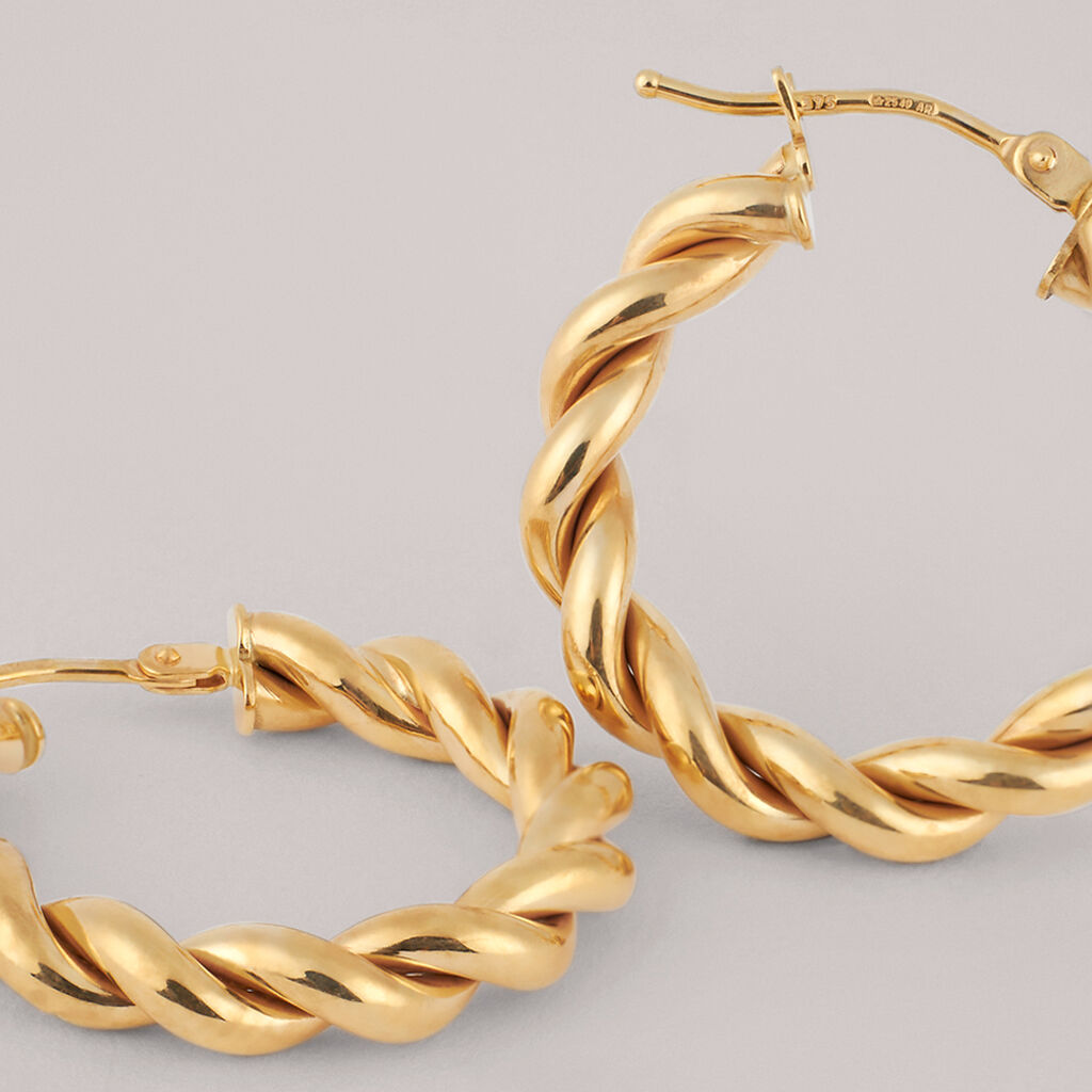 Orecchini A Cerchio Toujours Oro Giallo - Orecchini a Cerchio Donna | Stroili