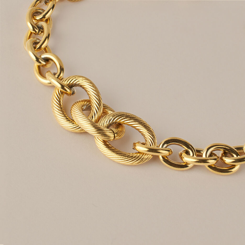Bracciale Lady Code Acciaio Dorato - Bracciali Donna | Stroili