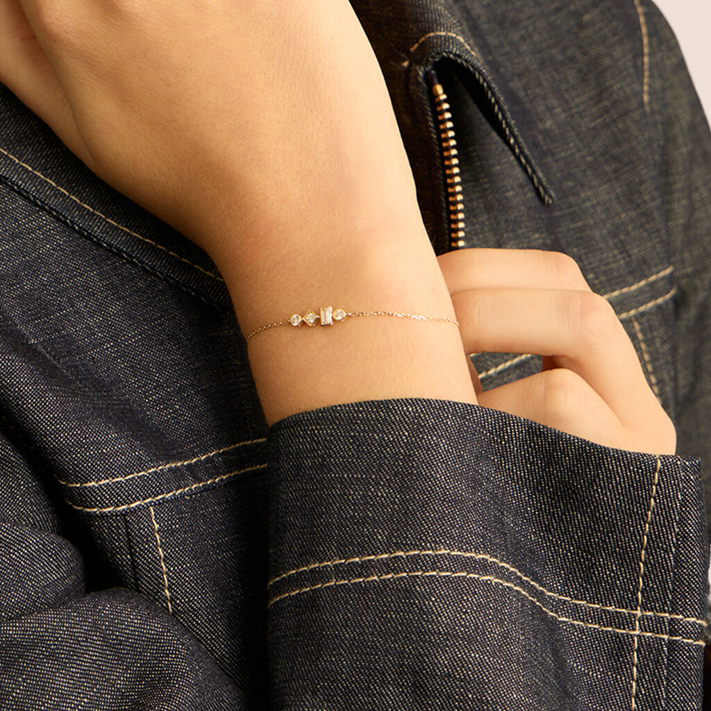 Bracciale Claire Oro Giallo Cubic Zirconia