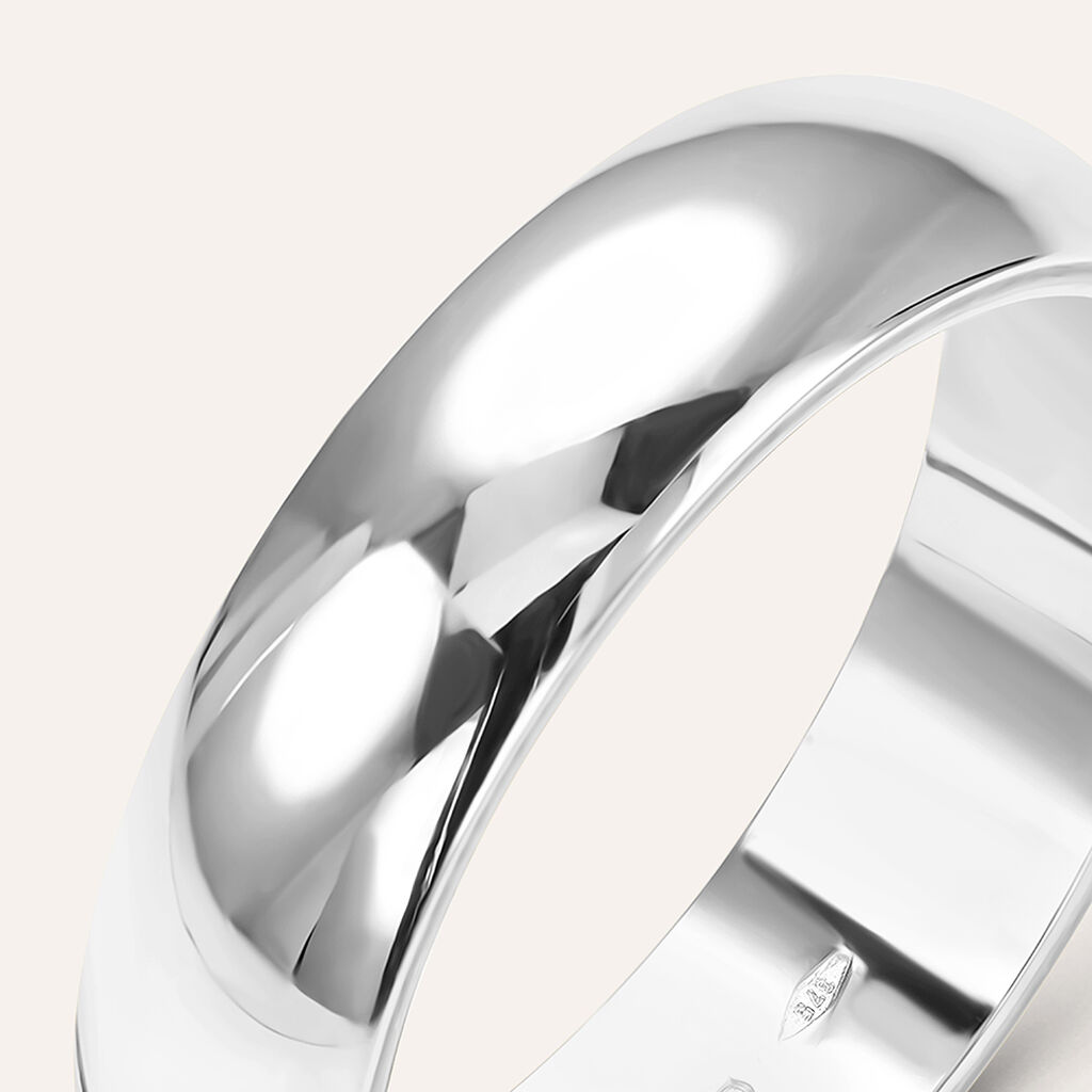 Fede Mantovana 5 mm Oro Bianco