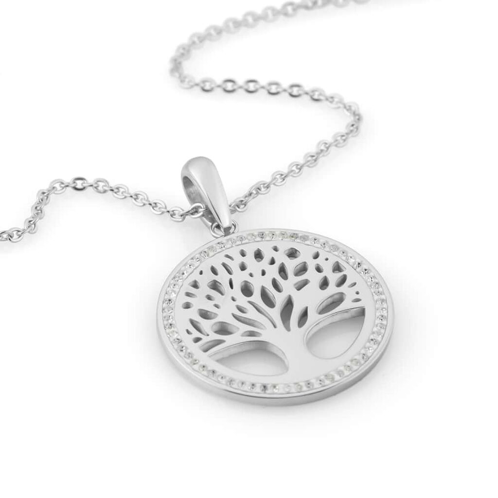Collana Lady Shine Acciaio Cristallo - Collane Donna | Stroili