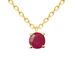 Collana Punto Luce Charlotte Oro Giallo Rubino - Collane Punto Luce Donna | Stroili