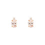 Orecchini Lobo Punto Luce Jasmine Oro Rosa Morganite Diamante