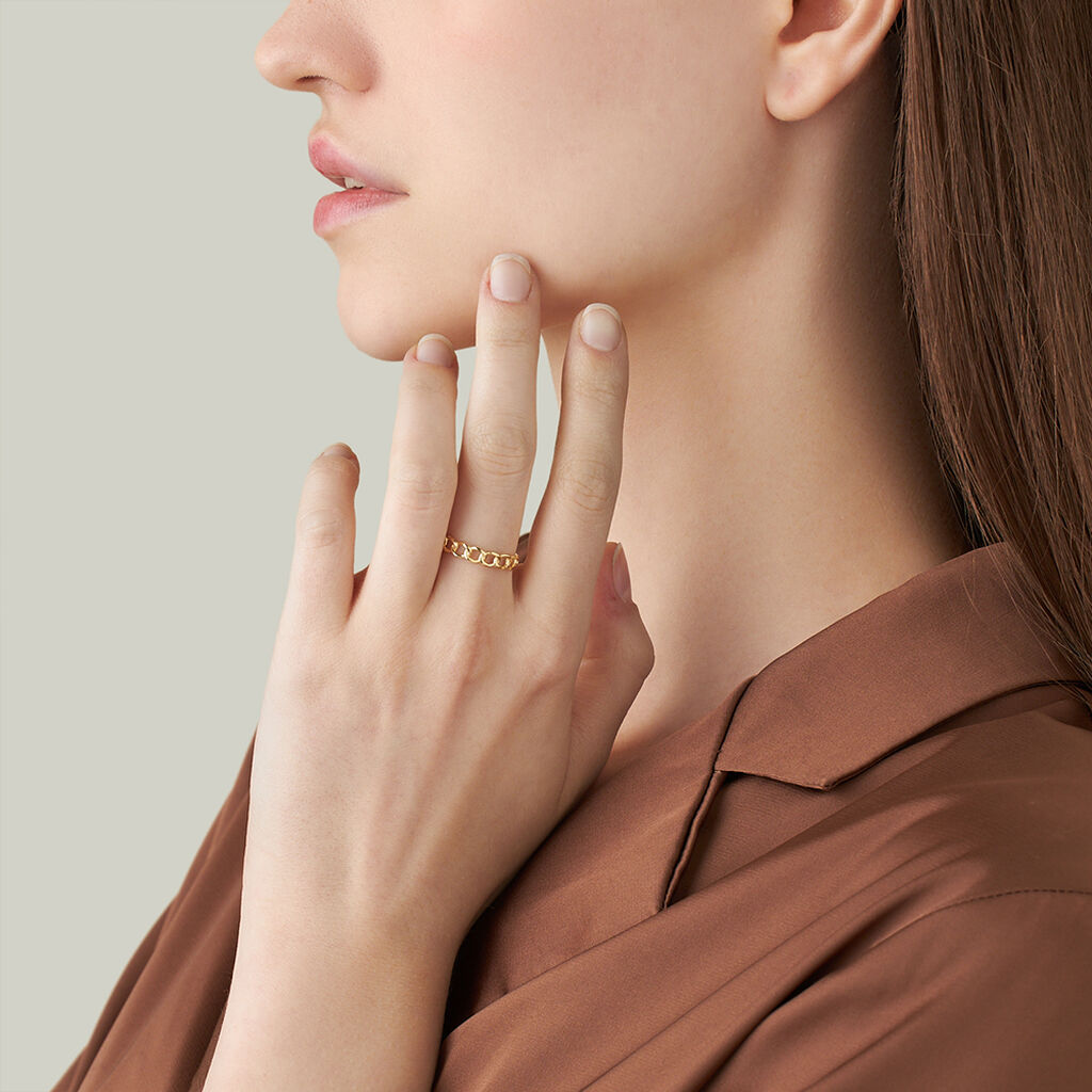 Anello Fascia Beverly Oro Giallo - Anelli Moderni Donna | Stroili
