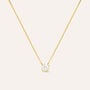 Collana Punto Luce Silver Glow Argento Dorato Cubic Zirconia