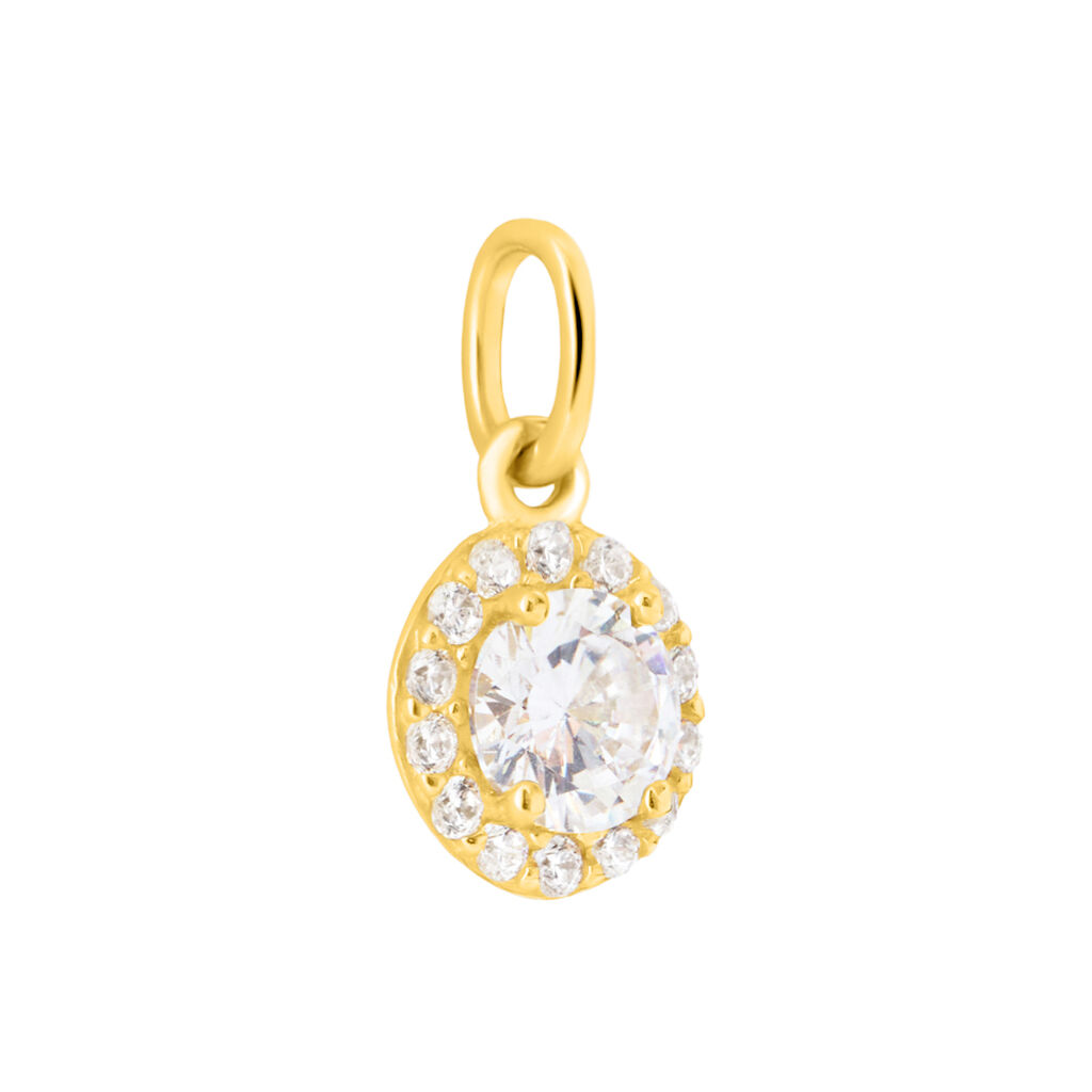 Pendente Punto Luce Poème Oro Giallo Cubic Zirconia - Ciondoli Donna | Stroili