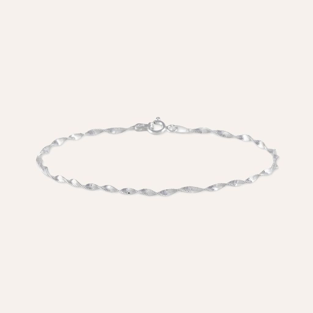 Bracciale Catena Silver Collection Argento Rodiato