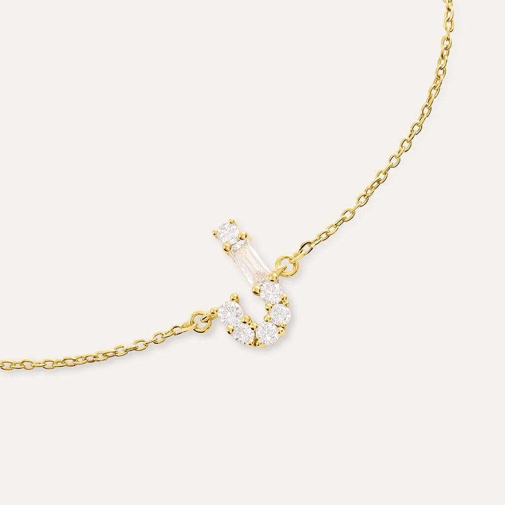 Bracciale Silver Glow Argento Dorato Cubic Zirconia