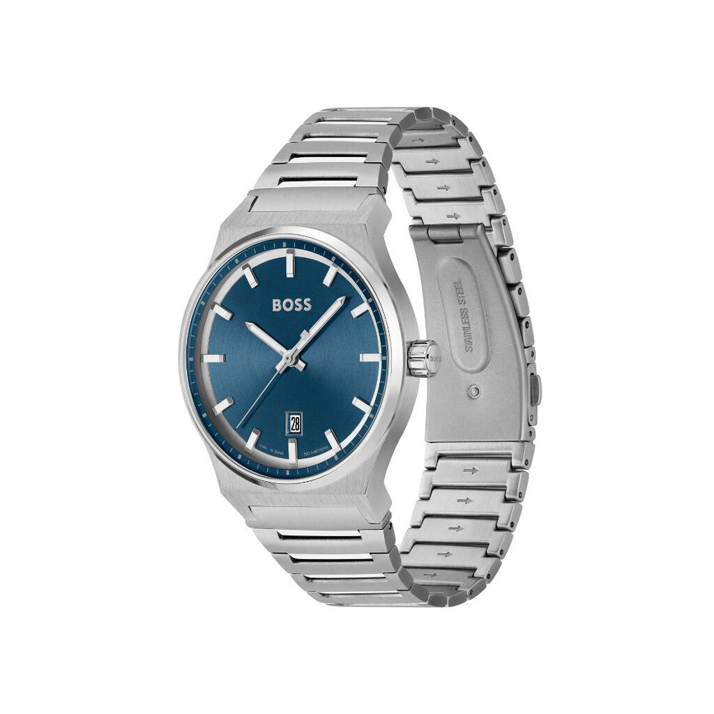 Orologio Al Quarzo Hugo Boss Candor 1514076 - Orologi con Datario Uomo | Stroili