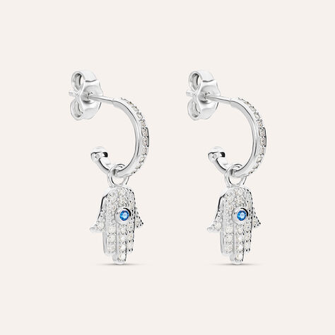 Orecchini A Cerchio Silver Moments Argento Rodiato Cubic Zirconia - Orecchini a Cerchio Donna | Stroili