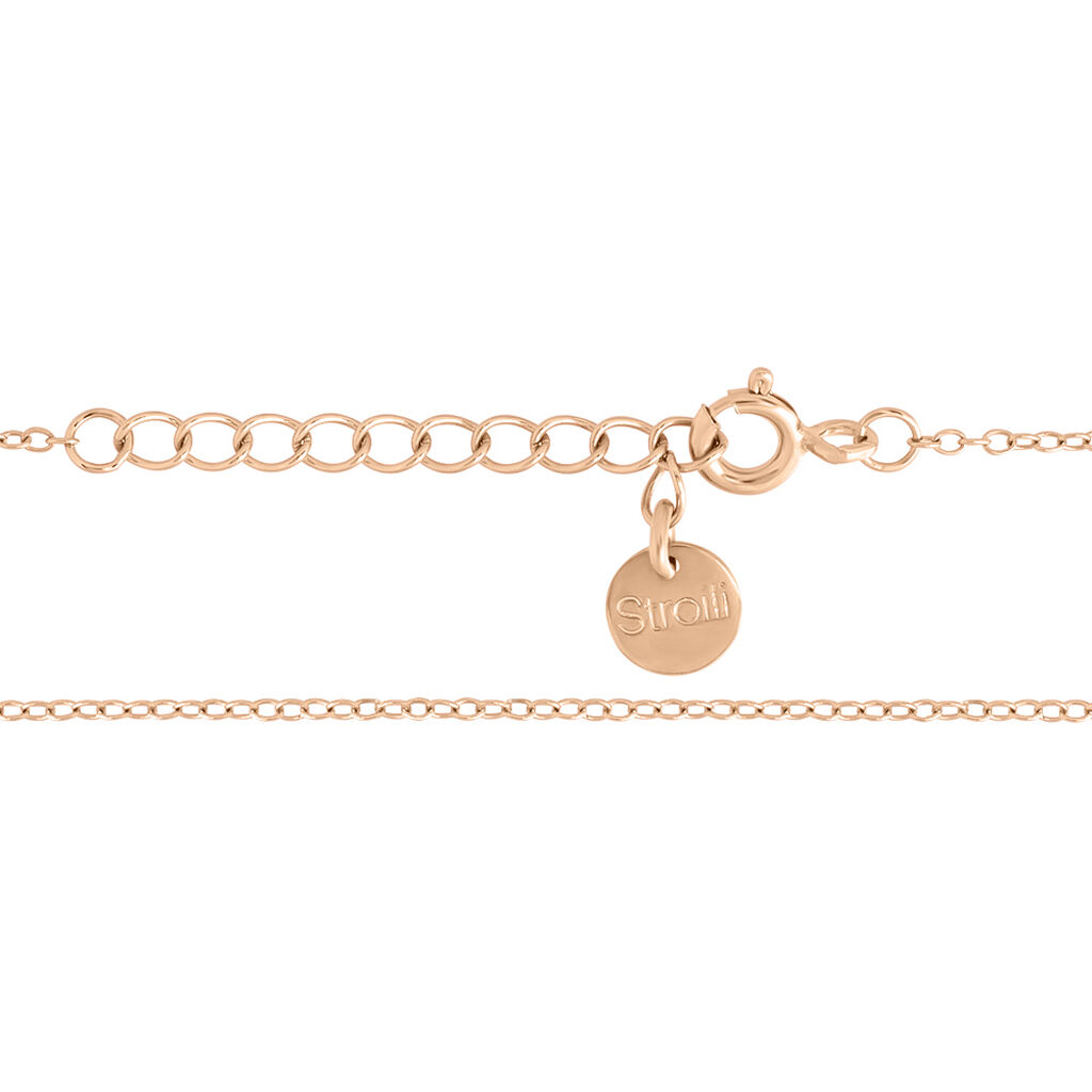 Collana Punto Luce Silver Rainbow Argento Rosa Cubic Zirconia