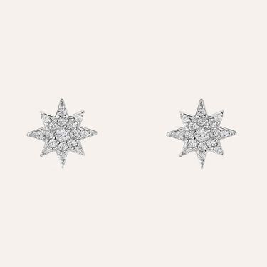 Orecchini Lobo Silver Moments Argento Rodiato Cubic Zirconia