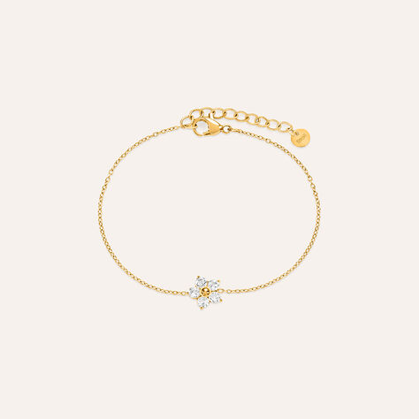 Bracciale Lady Chic Acciaio Dorato Cristallo - Bracciali Donna | Stroili