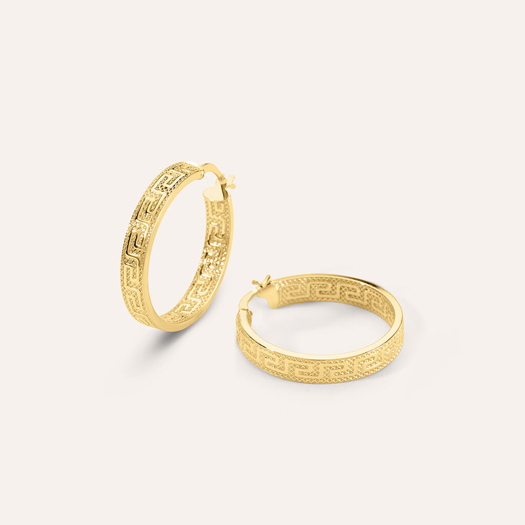 Orecchini A Cerchio Toujours Oro Giallo