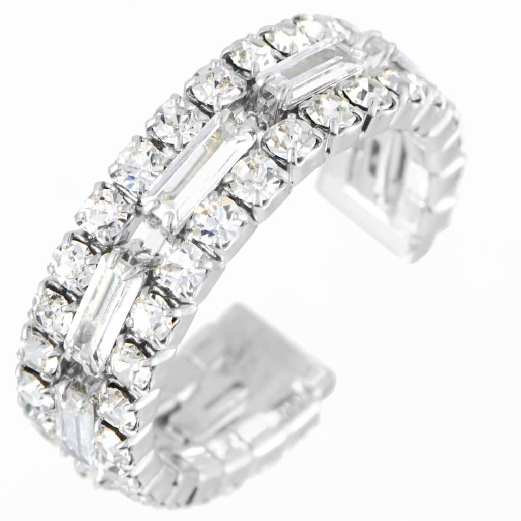Anello Fantasia Romantic Shine Metallo Cristallo - Anelli con Pietre Donna | Stroili