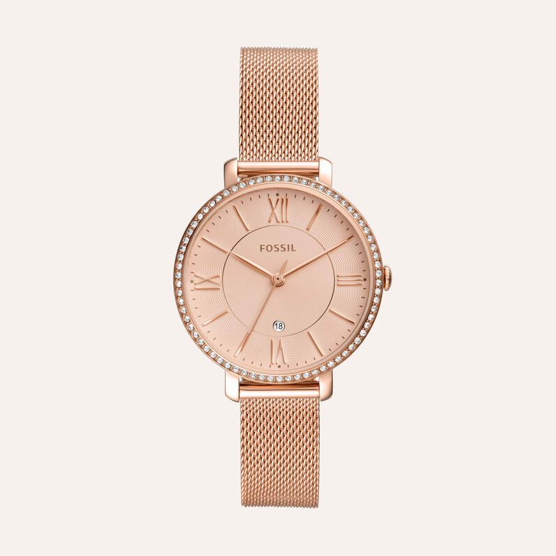 Orologio Al Quarzo Fossil Jacqueline Es4628 - Orologi a Maglia Milanese Donna | Stroili