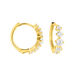 Orecchini A Cerchio Claire Oro Giallo Cubic Zirconia - Orecchini a Cerchio Donna | Stroili