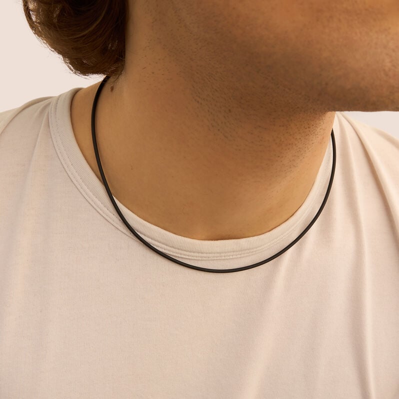 Collana Gentleman Argento Rodiato - Collane Uomo | Stroili