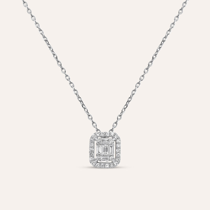 Collana Sophia Oro Bianco Diamante - Collane Donna | Stroili