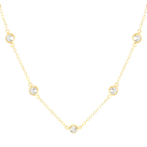 Collana Multi Punto Luce Claire Oro Giallo Cubic Zirconia - Collane Punto Luce Donna | Stroili