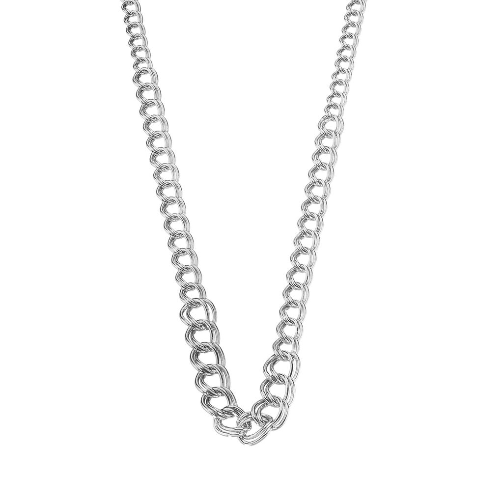 Girocollo in argento rodiato - Collane Donna | Stroili