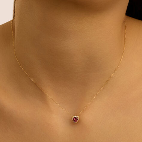 Collana Jasmine Oro Giallo Rodolite Diamante - Collane Donna | Stroili
