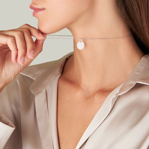 Pendente Poème Oro Bianco - Ciondoli con Incisione Donna | Stroili