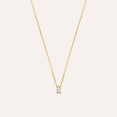 Collana Punto Luce Grace Oro Giallo Diamante - Collane Punto Luce Donna | Stroili